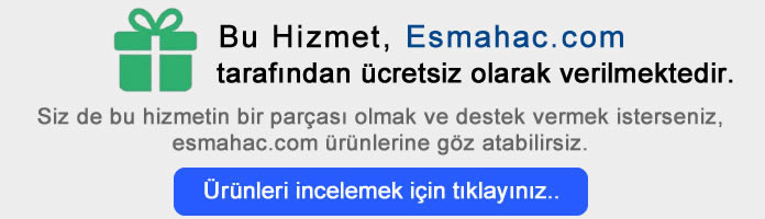 Esmahac.com Sponsorluğunda Ücretsiz Kuran Meali Hizmeti - Dini Ürünleri İncele